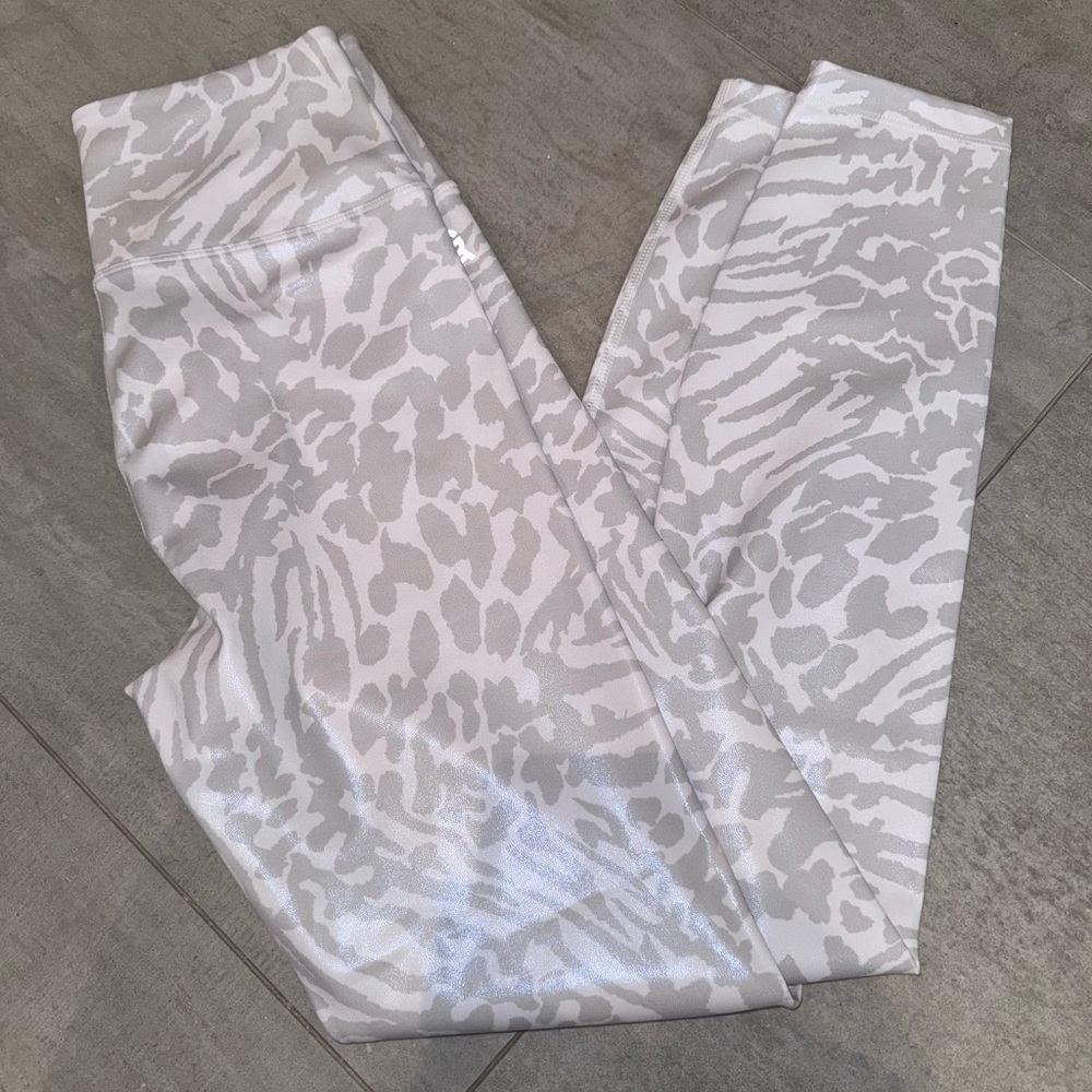 Shimmery workout tights